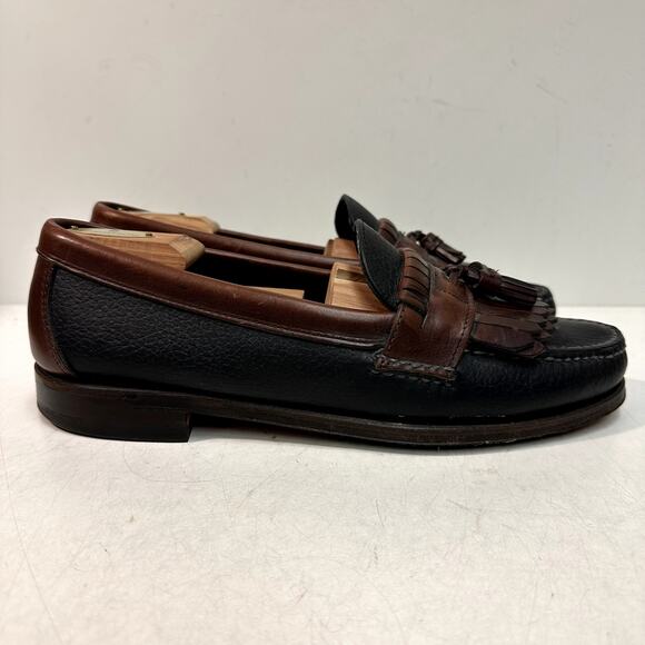 EUC Rancourt & Co x H. S. Trask Moccasin Tassel Loafer Handsewn Maine USA 11.5 D main image 9
